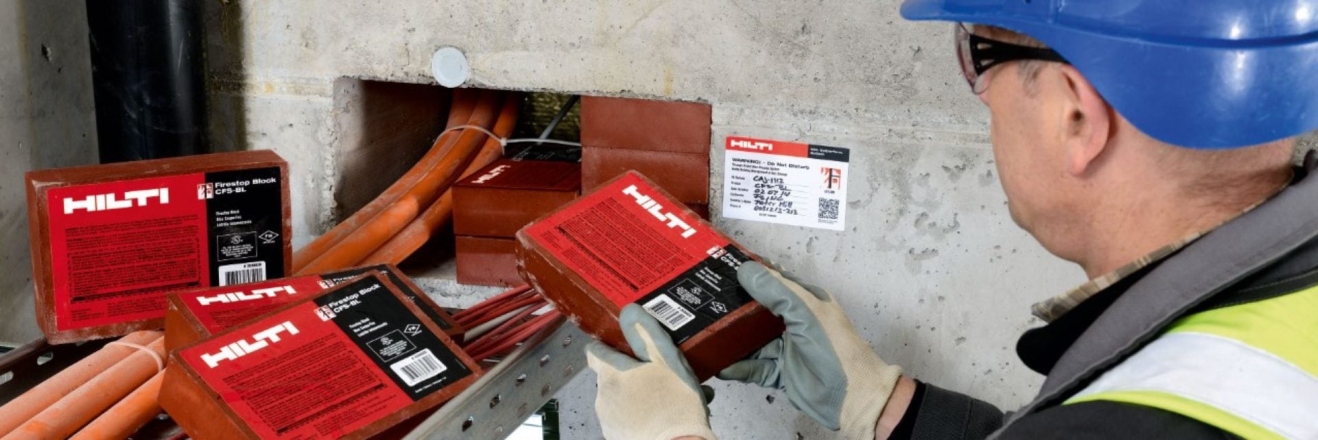 Hilti firestop for electrical penetrations