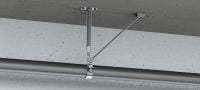 MFP-UL Fixed point universal light Galvanized fixed point with one-sided bracing for light-duty applications up to 4 kN Applications 1