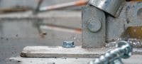 HUS4-H Screw anchor High performing hexagonal head screw anchor for fastening to concrete and masonry (carbon steel) Applications 4