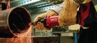 Go to slide 2 of 7: GDG 6-A22 Cordless die grinder Variable-speed cordless die grinder with high-performance brushless motor for metal fabrication and architectural metalwork Applications 1