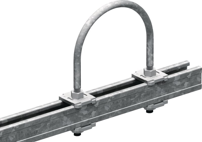 MP-UB U-Bolt (metric) Galvanized U-bolt for universal piping applications