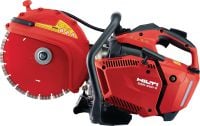 DSH 600-X Gas cut-off saw (300mm) Compact top-handle gas saw (63cc) with blade brake, for cutting up to 120 mm with 300 mm blades in concrete, masonry, and metal