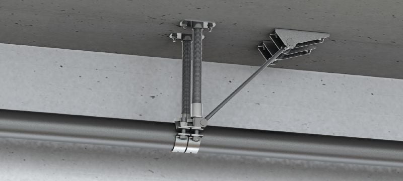MFP-UHD Fixed point universal heavy Galvanized double fixed point with one-sided bracing for heavy-duty applications up to 36 kN Applications 1