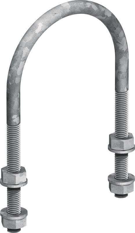 MP-UB U-Bolt (metric) Galvanized U-bolt for universal piping applications