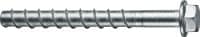 HUS4-H Screw anchor High performing hexagonal head screw anchor for fastening to concrete and masonry (carbon steel)
