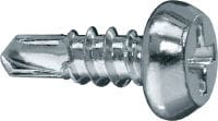 S-DD 02 Z Self-drilling framing screws Interior metal framing screw with pan head (zinc-plated) for fastening stud to track