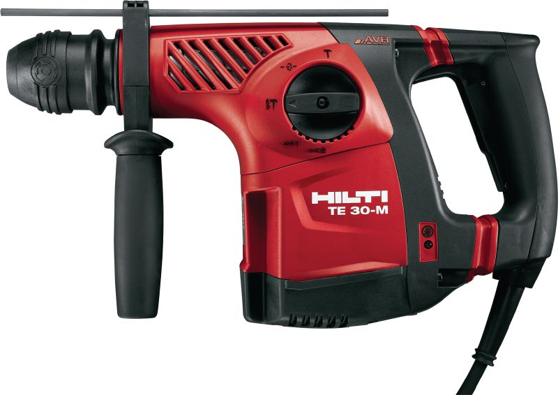 TE 30-M AVR Rotary hammer Powerful SDS Plus (TE-C) rotary hammer for heavy-duty concrete drilling and corrective chiseling, with Active Vibration Reduction (AVR)
