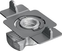 MQM-F Wing nut Hot-dip galvanized (HDG) wing nut for connecting modular support system components