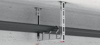 MQN-C Galvanized channel connector for joining any elements with a butterfly opening Applications 3